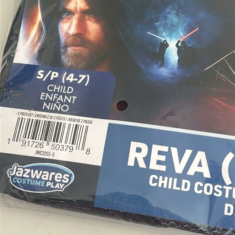 Star Wars NWT Reva (Third Sister) Halloween Costume Child’s size small (4-7)